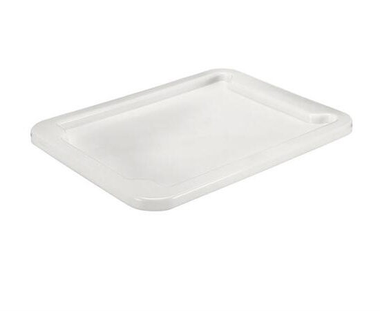 COUVERCLE EN HDPE COULEUR BLANCHE POUR BAC REF 3174