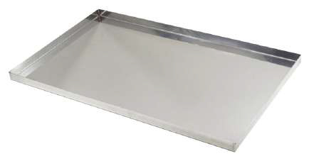 PLAQUE PATISSIERE INOX GN1/1, EP.10/10E BORDS DROITS A 90°
