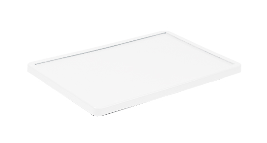 COUVERCLE BLANC POUR BACS GERBABLES 600X400 MM