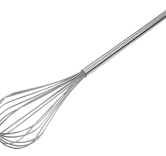FOUET A PUREE INOX, MANCHE L-650 MM DIAMETRE DES FILS: 3 MM