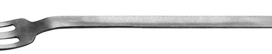FOURCHETTE MONOBLOC INOX 3 DENTS