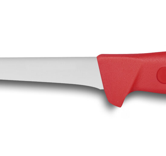COUTEAU DESOSSEUR ETROIT L-140 MM MANCHE ROUGE