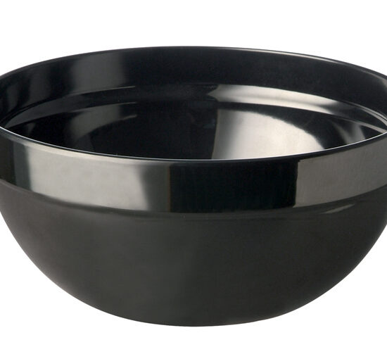 BOL MELAMINE NOIR ASPECT PORCELAINE DIAM.140