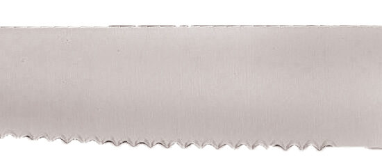 COUTEAU A POISSON CRANTE MANCHE NOIR SURMOULE