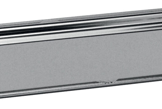 PLATEAU TRAITEUR INOX POLI MIROIR GN1/1