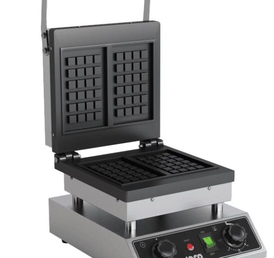 GAUFRIER ELECTRIQUE TYPE LIEGE 2 EMPREINTES AVEC MINUTEUR