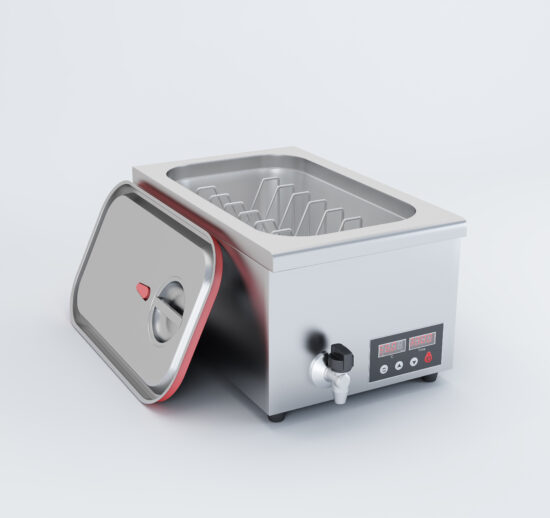 CUISEUR SOUS VIDE 24L, FORMAT GN1/1 AVEC VIDANGE ET COUVERCLE ETANCHE