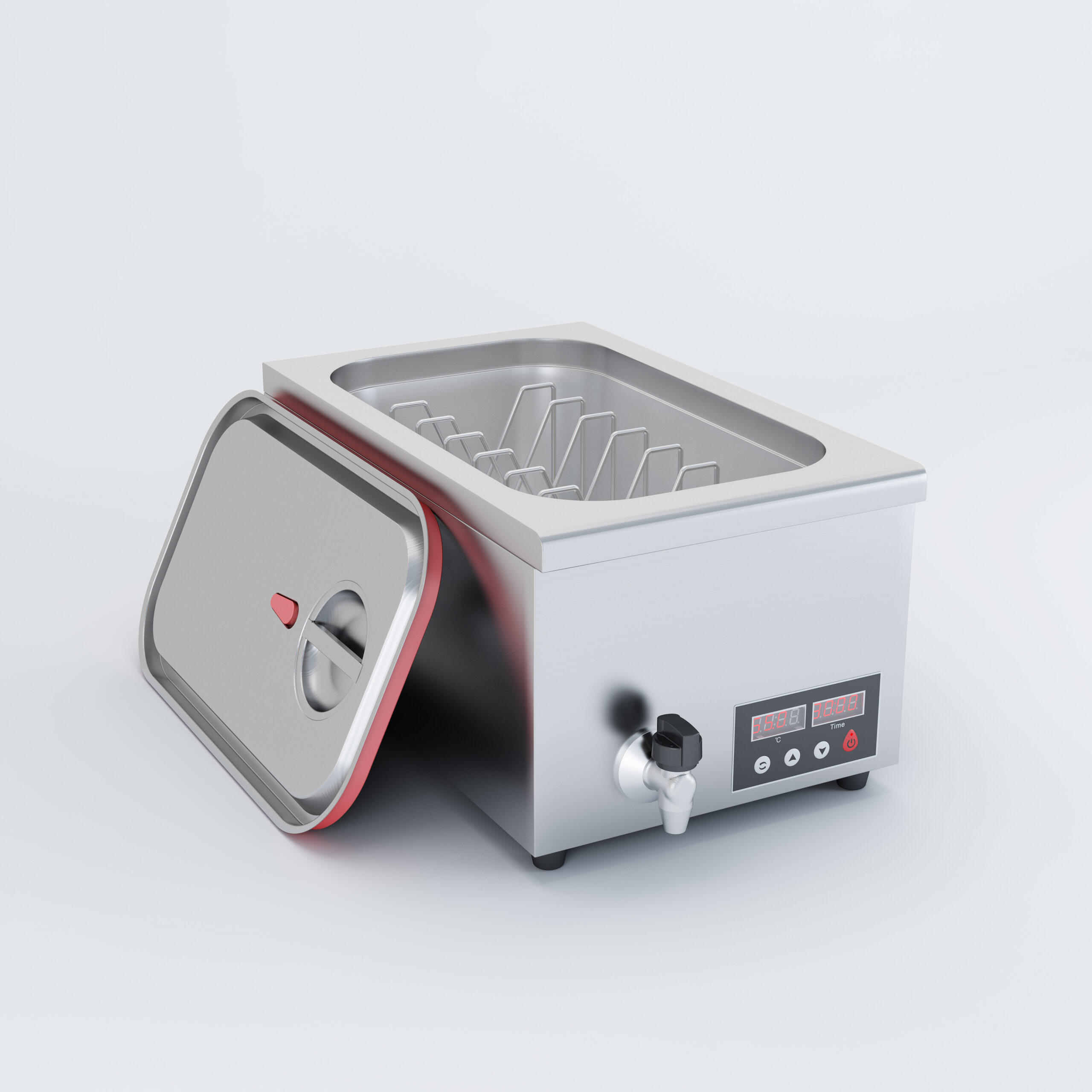 CUISEUR SOUS VIDE 24L, FORMAT GN1/1 AVEC VIDANGE ET COUVERCLE ETANCHE
