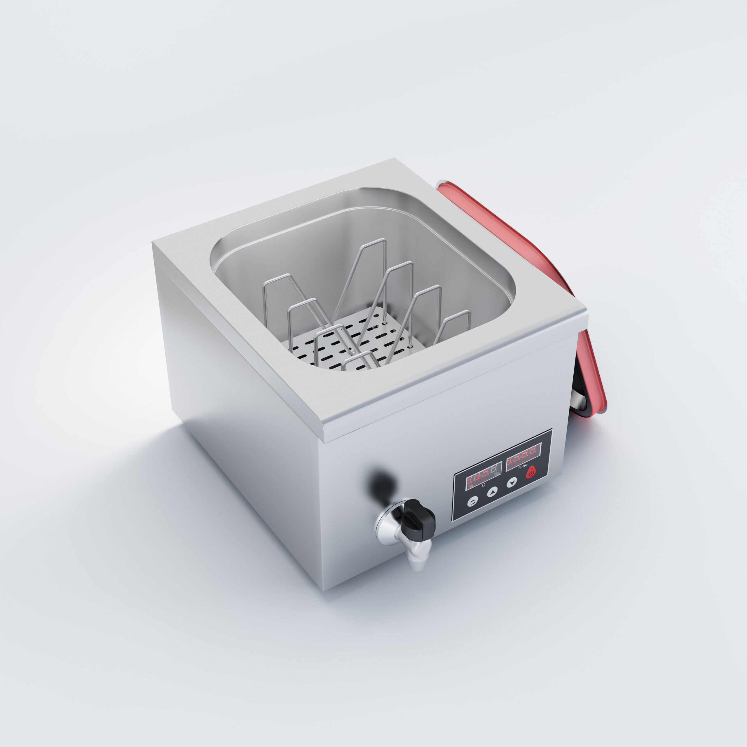 CUISEUR SOUS VIDE 16L, FORMAT GN2/3 AVEC VIDANGE ET COUVERCLE ETANCHE