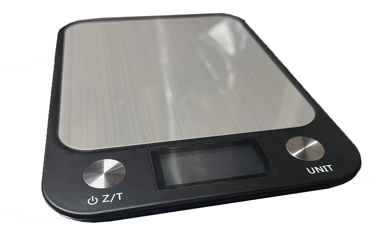 BALANCE ELECTRONIQUE A PILES, PLATEAU INOX RETRO ECLAIRAGE, PORTEE 5 KG, PRECISION 1 GR