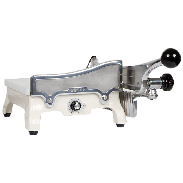 TRANCHEUSE A FROMAGE AVEC SYS. DE REGLAGE D'EPAISSEUR DES TRANCHES DE 1 A 15 MM,
