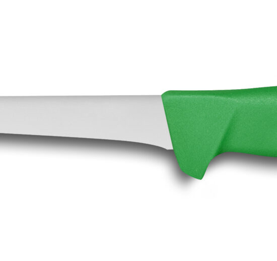 COUTEAU DESOSSEUR LAME DROITE MANCHE SURMOULE VERT LAME L-140 MM