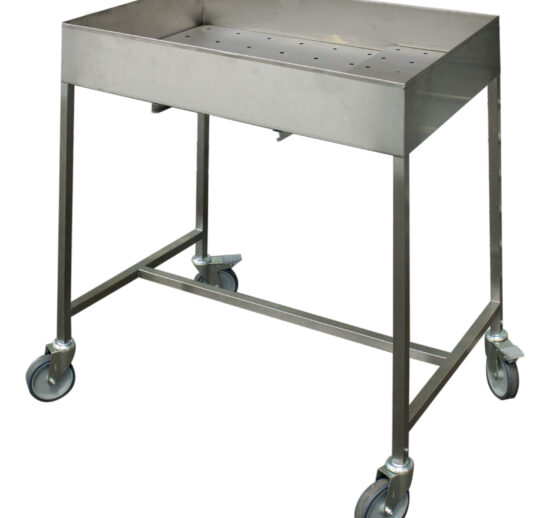 CHARIOT DE DESSOUVIDAGE INOX 304 LIVRE AVEC BAC GN 1/1 PF 100