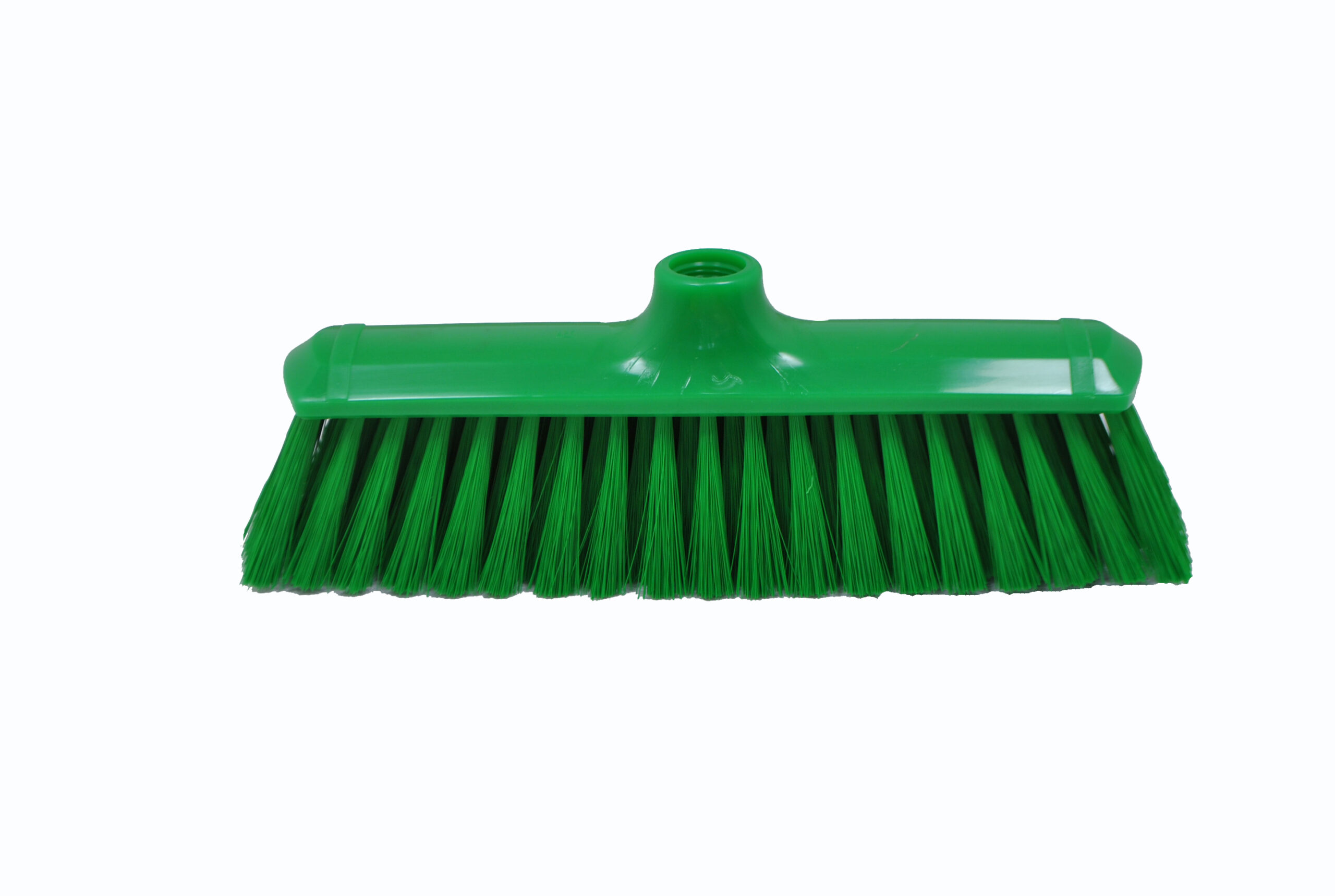 BALAI 290 MM 1/2 DUR, FIBRE POLYESTER COULEUR VERTE, SUPPORT POLYPROPYLENE