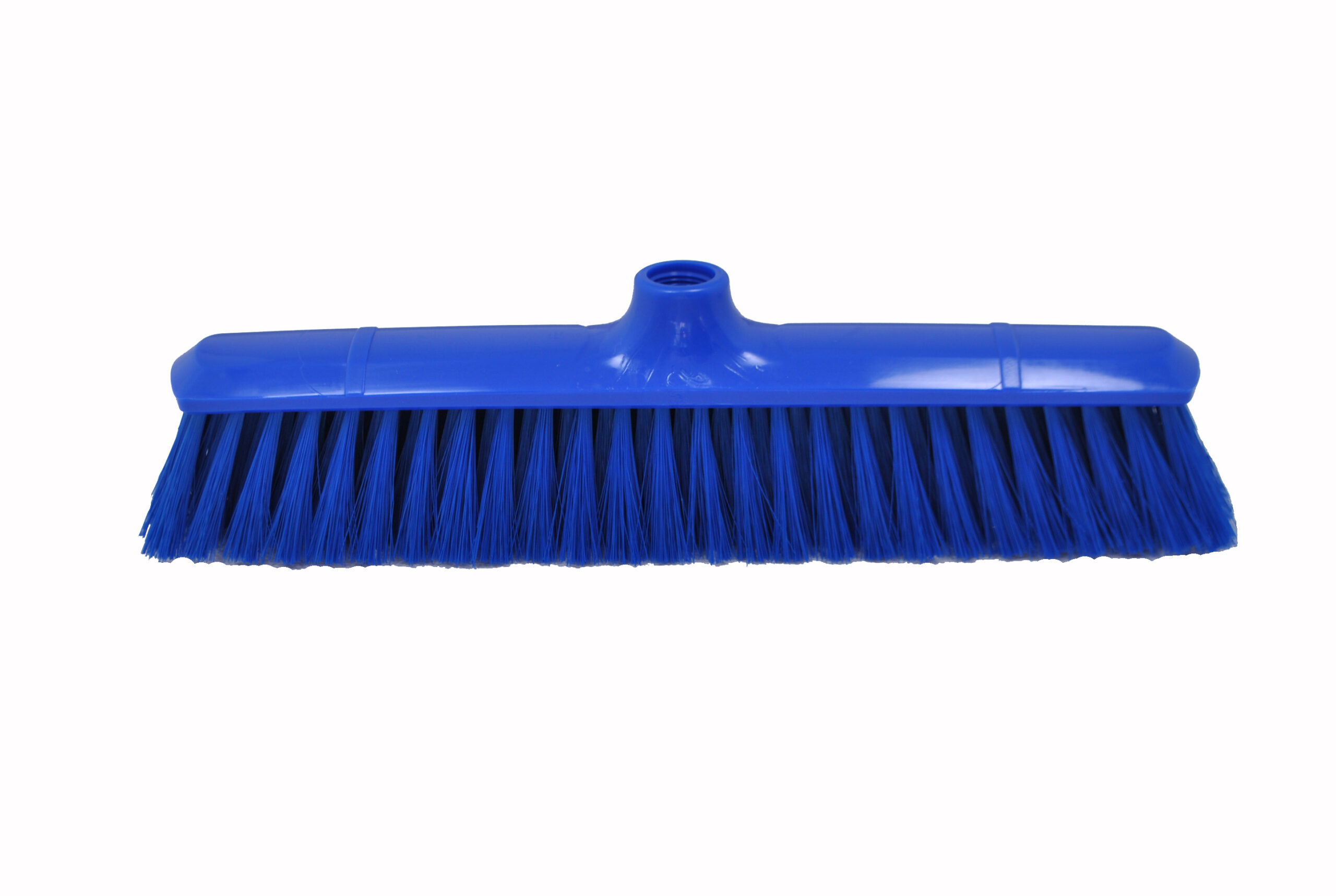 BALAI 380 MM SOUPLE, FIBRE POLYESTER COULEUR BLEUE, SUPPORT POLYPROPYLENE