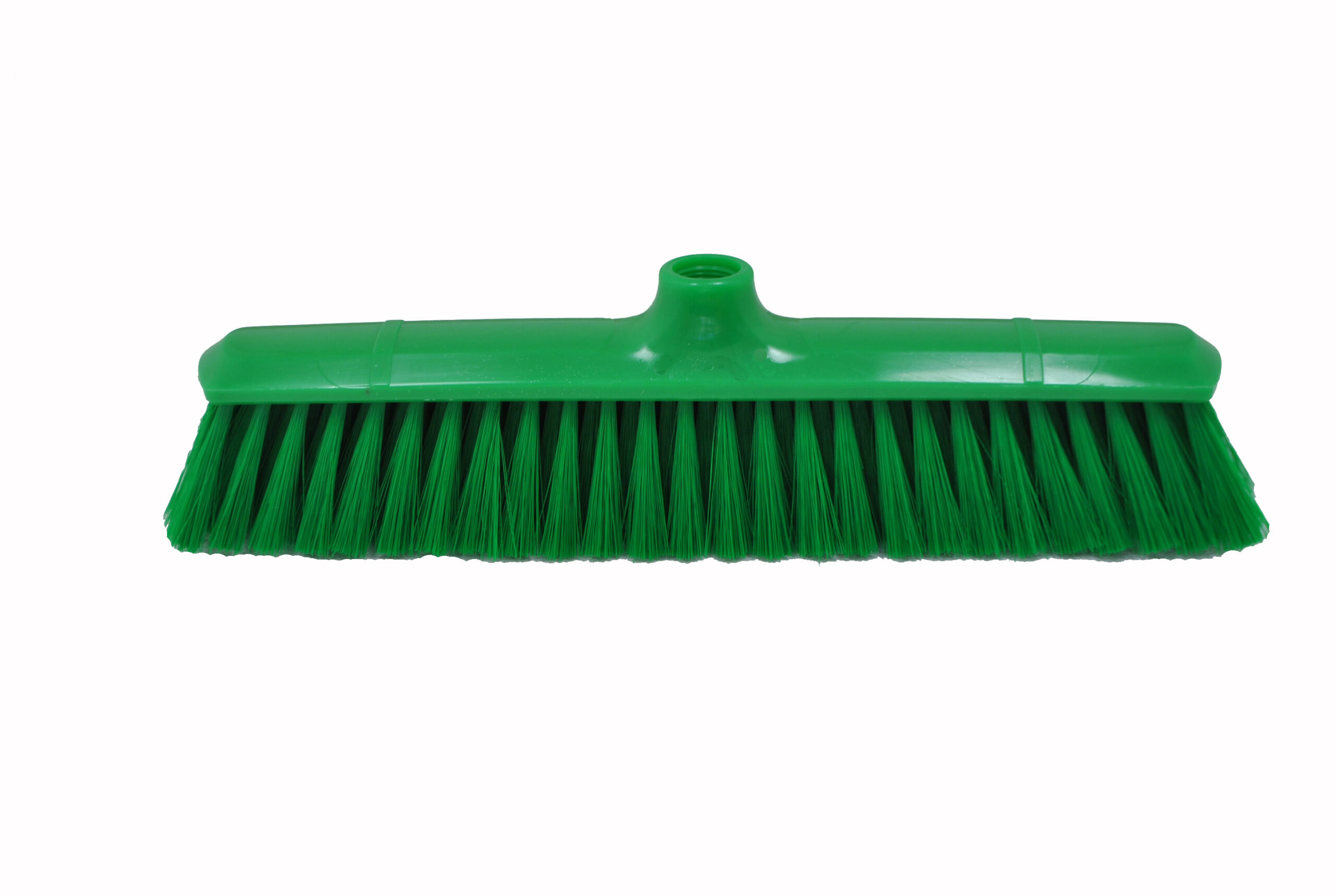 BALAI 380 MM SOUPLE, FIBRE POLYESTER COULEUR VERTE, SUPPORT POLYPROPYLENE
