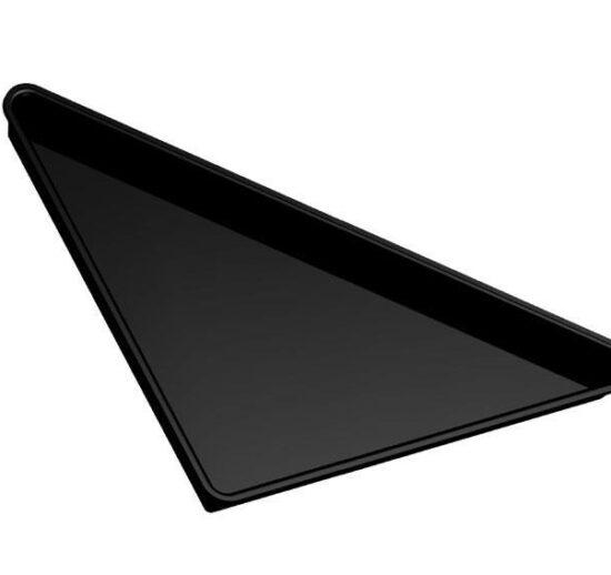 PLAT GRAND TRIANGLE PLEXIGLASS NOIR P.50