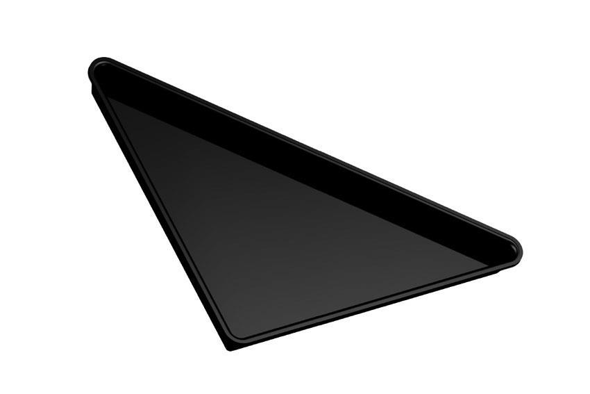 PLAT GRAND TRIANGLE PLEXIGLASS NOIR P.50