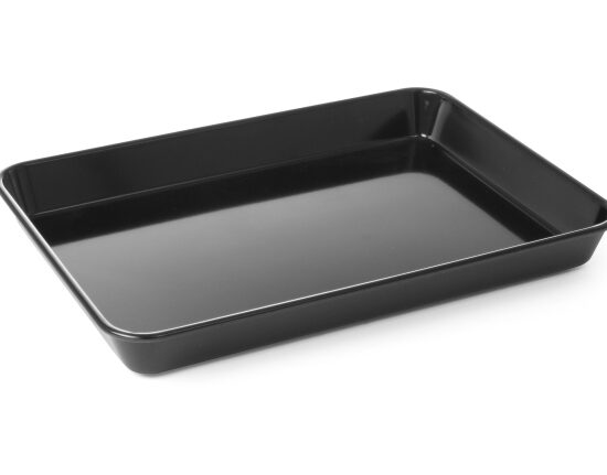 PLAT DE PRESENTATION MELAMINE NOIR RESISTANT A -20/+70°C