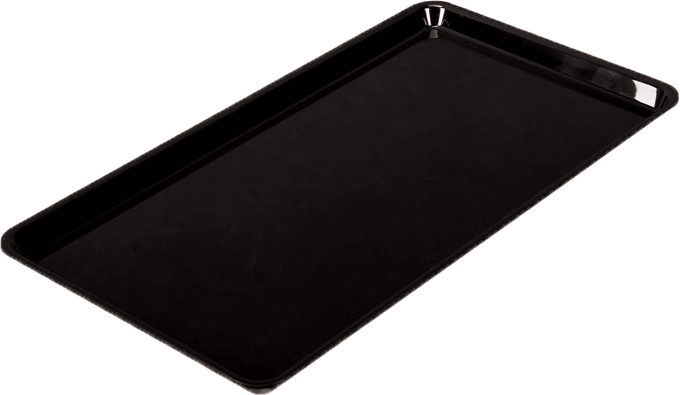 PLAT RECTANGULAIRE PLEXIGLAS NOIR 600X400 MM