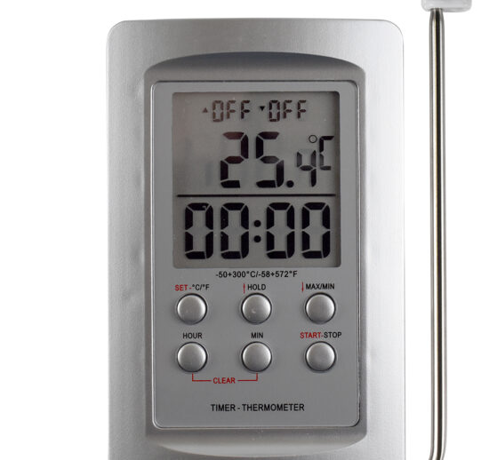 THERMOMETRE FOUR -50°/+300°C, ALARM+TIMER+SONDE 1M
