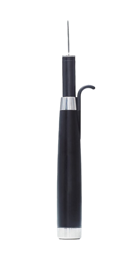 COUTEAU A HUITRES "O'KNIFE" COLORIS NOIR COUTEAU ASSISTE POUR OUVERTURE DES HUITRES