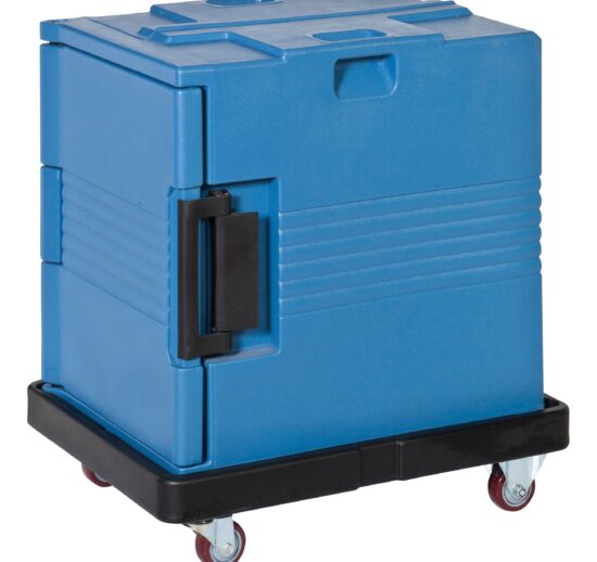 CONTENEUR ISOTHERME EN POLYETHYLENE, AVEC CHARGEMENT FRONTAL, 12 NIVEAUX GN1/1 MAXIMUM