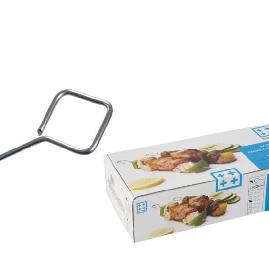 PAQUET DE 5X200 PCS PIQUE-BROCHETTES INOX RONDS D.2 MM L.250MM