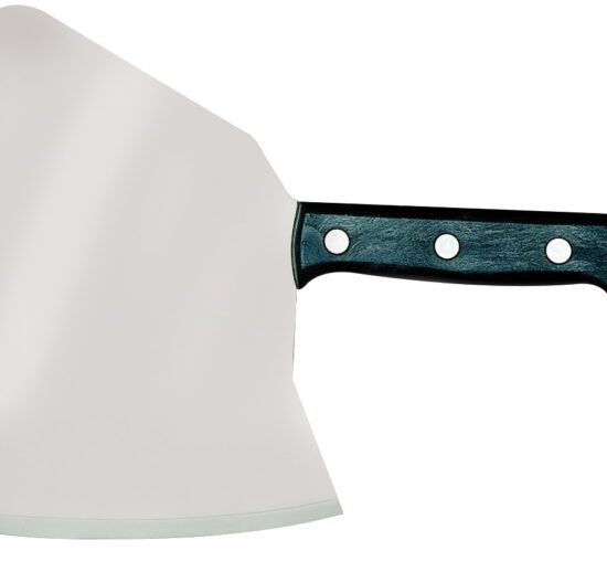 COUPERET PARISIEN INOX 1500 GR MANCHE RILSAN NOIR