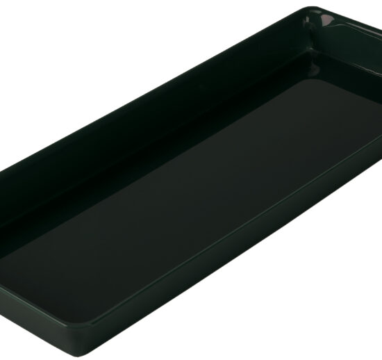 PLAT RECTANGULAIRE NOIR PLEXI 5GN1/4-40
