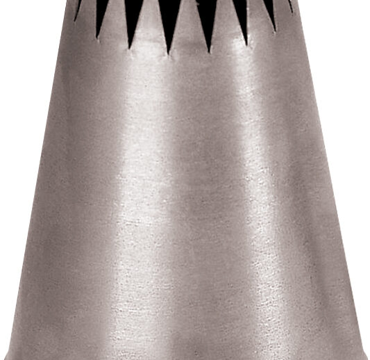 DOUILLE INOX A PETITS FOURS 6 MM 9 DENTS
