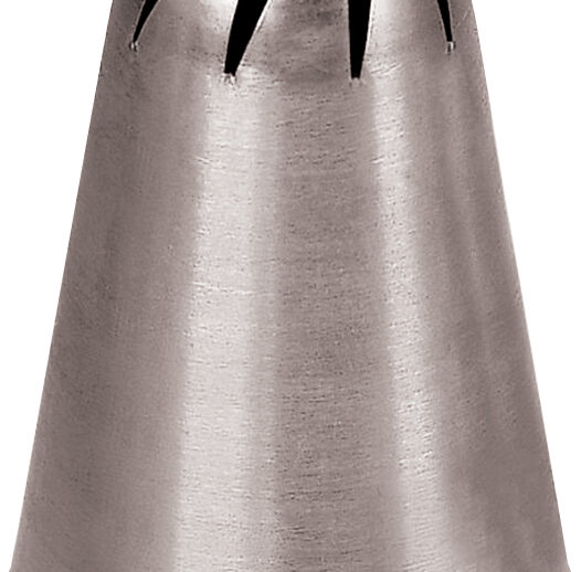 DOUILLE INOX FLEUR FERMEE 8MM 9 DENTS