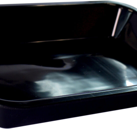 PLAT PLEXIGLAS CREUX NOIR