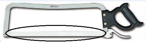 LAME INOX RECHANGE 500 POUR SCIE PARISIENNE 500 MM