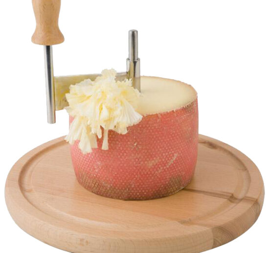 FRISEUR HETRE POUR FROMAGE TETE DE MOINE SOCLE D.220 MM, CLOCHE D.150 MM H-100 MM