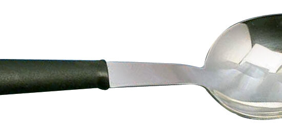 CUILLERE A HORS D'OEUVRE PLEINE L-340 MM, MANCHE ABS