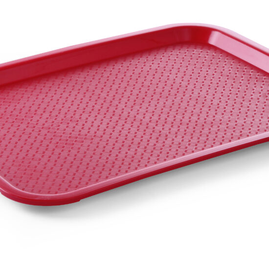 PLATEAU DE SERVICE ROUGE POLYPROPYLENE