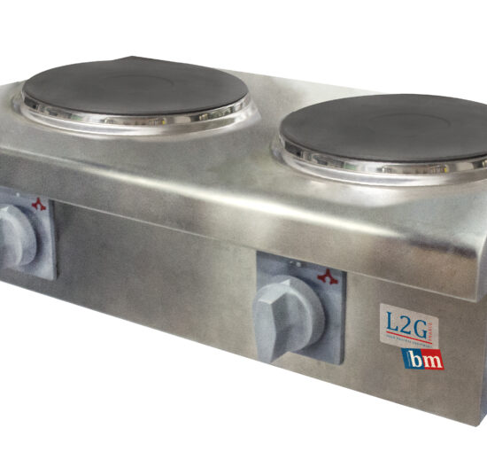 RECHAUD ELECTRIQUE A POSER, 2 PLAQUES DIAM. 230 MM (FOURNI SANS PRISE)
