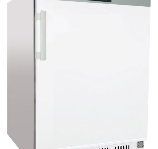 ARMOIRE REFRIGEREE BLANCHE, +2/+8°C AVEC 2+1 CLAYETTES, FERMETURE A CLE,