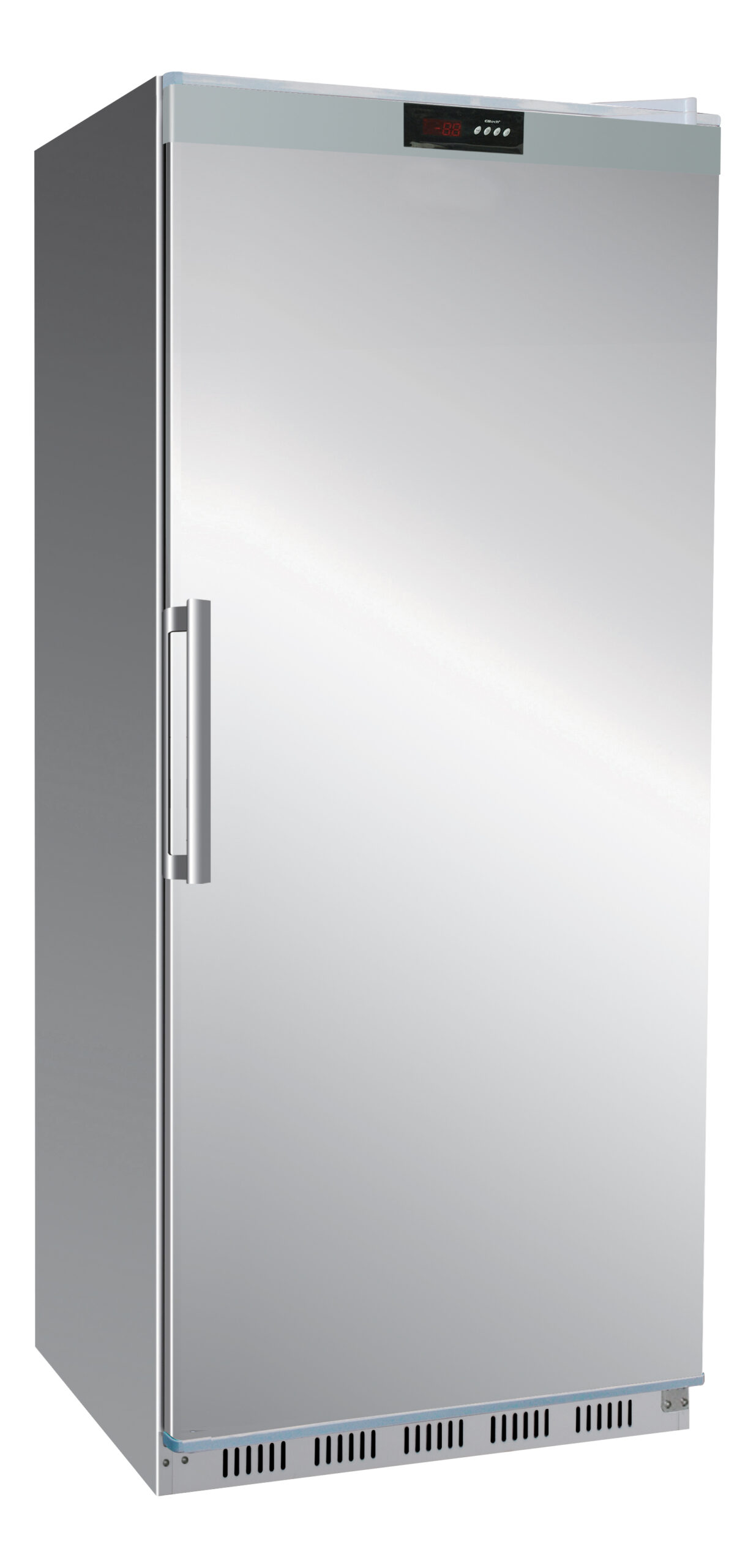 ARMOIRE REFRIGEREE EXT INOX, INT ABS, +2/+8°C, AVEC 3+1 CLAYETTES, FERMETURE A CLE,