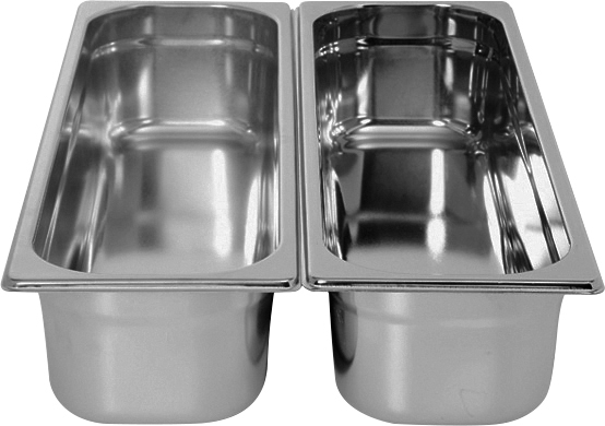 BAC GASTRONORME INOX GN2/4 P-100