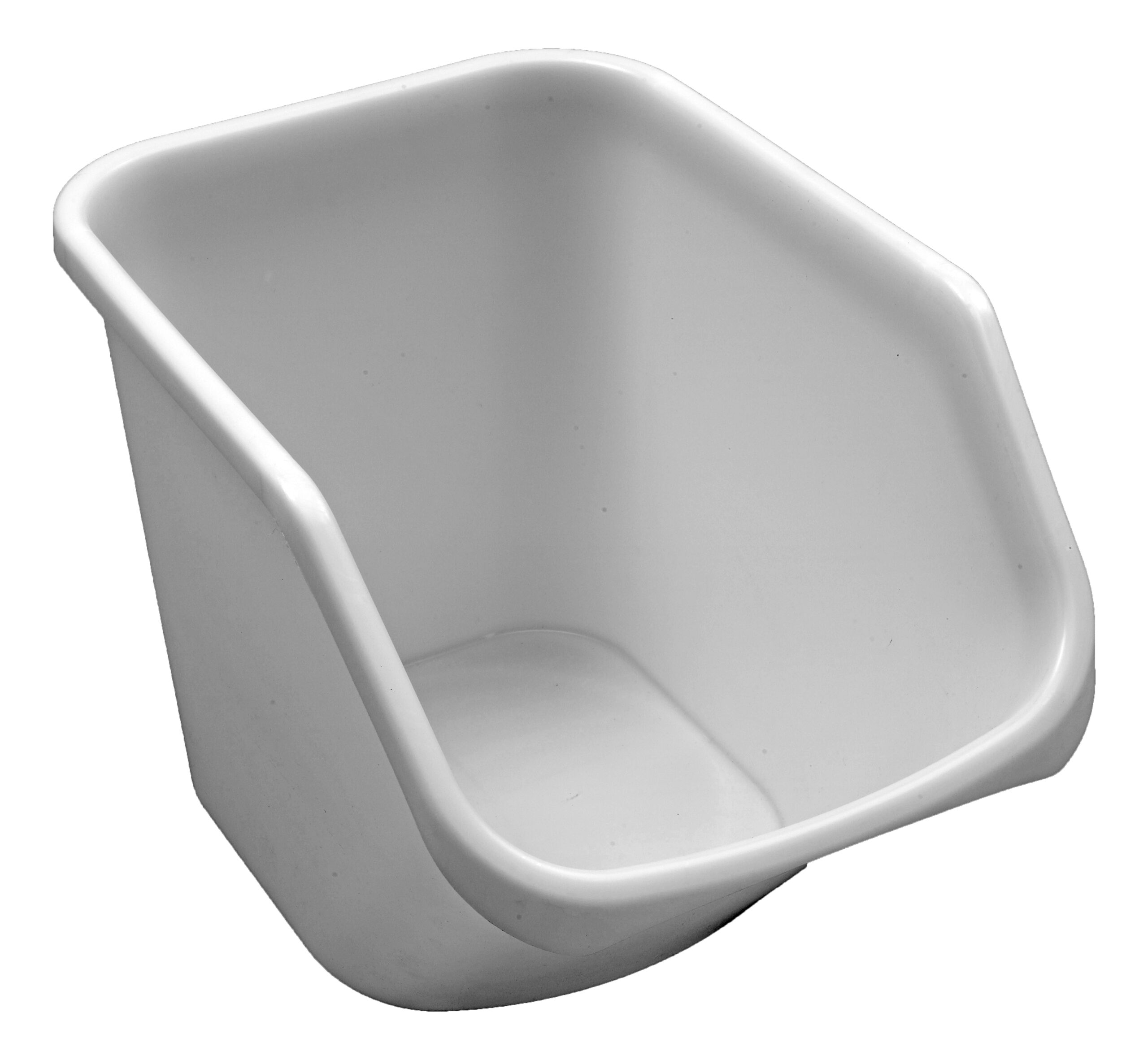 CONTENEUR UNIVERSEL EMPILABLE 40L EN PEHD COULEUR BLANCHE