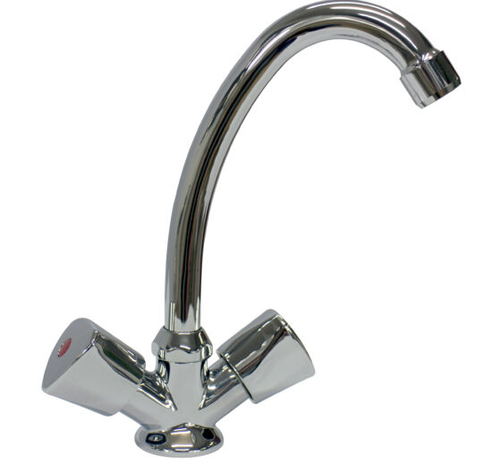 ROBINET MELANGEUR MONOTROU ECO AVEC COL DE CYGNE DE 250 MM
