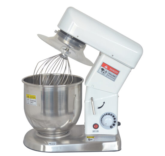 BATTEUR MELANGEUR 5L COULEUR BLANCHE TETE RELEVABLE, LIVRE AVEC 3 OUTILS