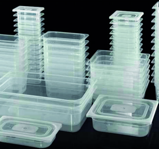 BAC GASTRO POLYPROPYLENE GN1/1 P-100 T° ACCEPTEES: ENTRE -40° ET +80°C