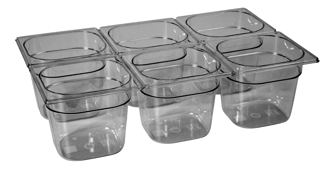 BAC GASTRO. COPOLYESTER GN1/6 PROF 65 MM SANS BISPHENOL A