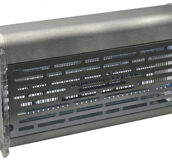 EXTERMINATEUR D'INSECTES INOX LED 2X7W ELECTRIQUE ET GLU, 2X7 W, COUVERTURE 180 M²