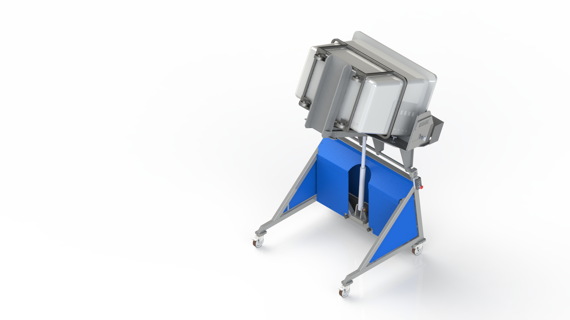 CHARIOT DE CHARGEMENT A BATTERIE SUR ETAL POISSON