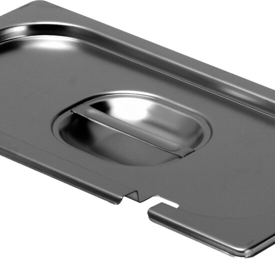 COUVERCLE A ENCOCHE POUR BAC GASTRO INOX GN1/6