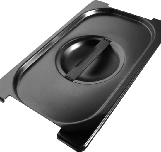 COUVERCLE POUR BAC INOX GN 1/6 AVEC ANSES